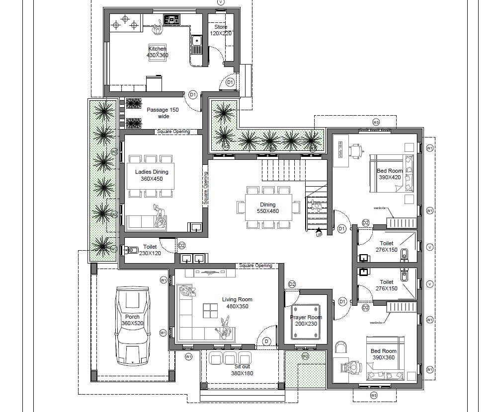 تصميم 2D معماري
